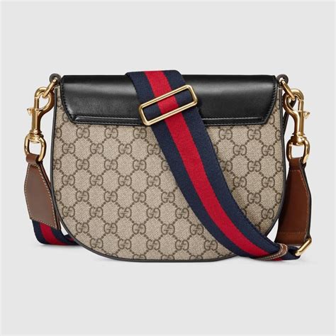 gucci sherpa bag|gucci leather shoulder bag.